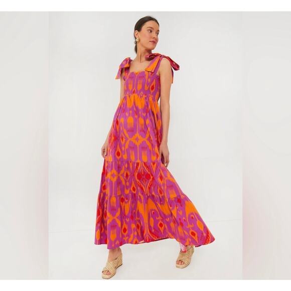 TUCKERNUCK Sheridan French Kelly Dress in sunset IKAT NWT size Small